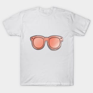 Trendy Pink Sunglasses Illustration No. 890 T-Shirt